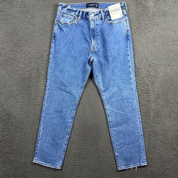 Abercrombie & Fitch Other - Abercrombie & Fitch Jeans Mens 32x30 Blue Vintage 90s Straight Fit Stretch NWT